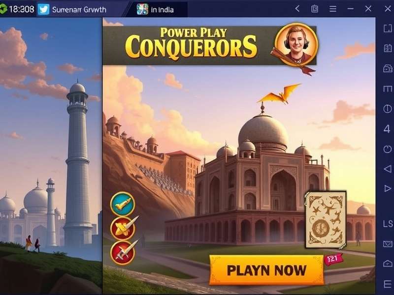Monthly Download Trends in India Power Play Conquerors India Download Growth